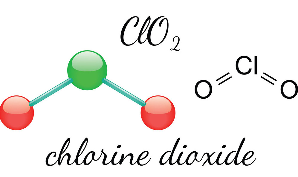 Molècula del Diòxid de Clor